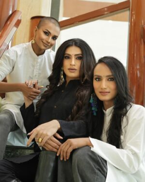 Sushant Divgikar Instagram - Presenting MOTHER @sushantdivgikr with the first KOHENURS @durgagawdestudio and @glorious_luna 

Durga , the first performing DRAG KING of India and artiste par excellence and Luna , an incomparable queen both on the stage in drag as well as on the ramp as a model are the first two children to Mother Supreme , Rani Kohenur and therefore the first two members after Rani , in the @hauz_of_kohenur 

This Mother’s Day we celebrate Mothers , both biological and chosen ❤️. 

Rani has this to say about her first two kids - “I am a mother only and only because of my kids. A child gives birth to a mother and as the mother of the Hauz of Kohenur , I will always hold my first two babies very very close to my heart because they taught me the essence of being a mom “. 

Watch this space as we reveal the other children of the Hauz 

The Hauz wants to extend the biggest thanks to @mousam_pattanaik @mousampictures for clicking these beautiful pictures which are now going to be etched in history. 

Thank you also to @thelalitmumbai for letting us shoot at your hotel which is btw the birthplace of Rani as well as Durga and Luna as drag performers. 

#mothersday #motherhood #family #together #bond