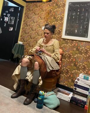 Sutton Foster Instagram - New show, same stitch.

Can’t stop - won’t stop.