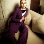 Swastima Khadka Instagram - Event ready 💜 Team: @marcos_blenden @kasa.kasastyle @hairartist.durga @aloftkathmandu