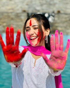 Swastima Khadka Instagram - ह्याप्पी होली ❤️