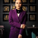 Swastima Khadka Instagram - Event ready 💜 Team: @marcos_blenden @kasa.kasastyle @hairartist.durga @aloftkathmandu
