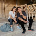 Sweet Qismina Instagram - Mika and Oya signing off. Thank you @arizgroup for trusting us, good job production team. We did it ✊🏻 For those yang layan #CikMisi123 from first episode sampai akhir thank you so much, we really appreciate it 🤍 InshaAllah jumpa di lain Drama & Filem 🫶🏻