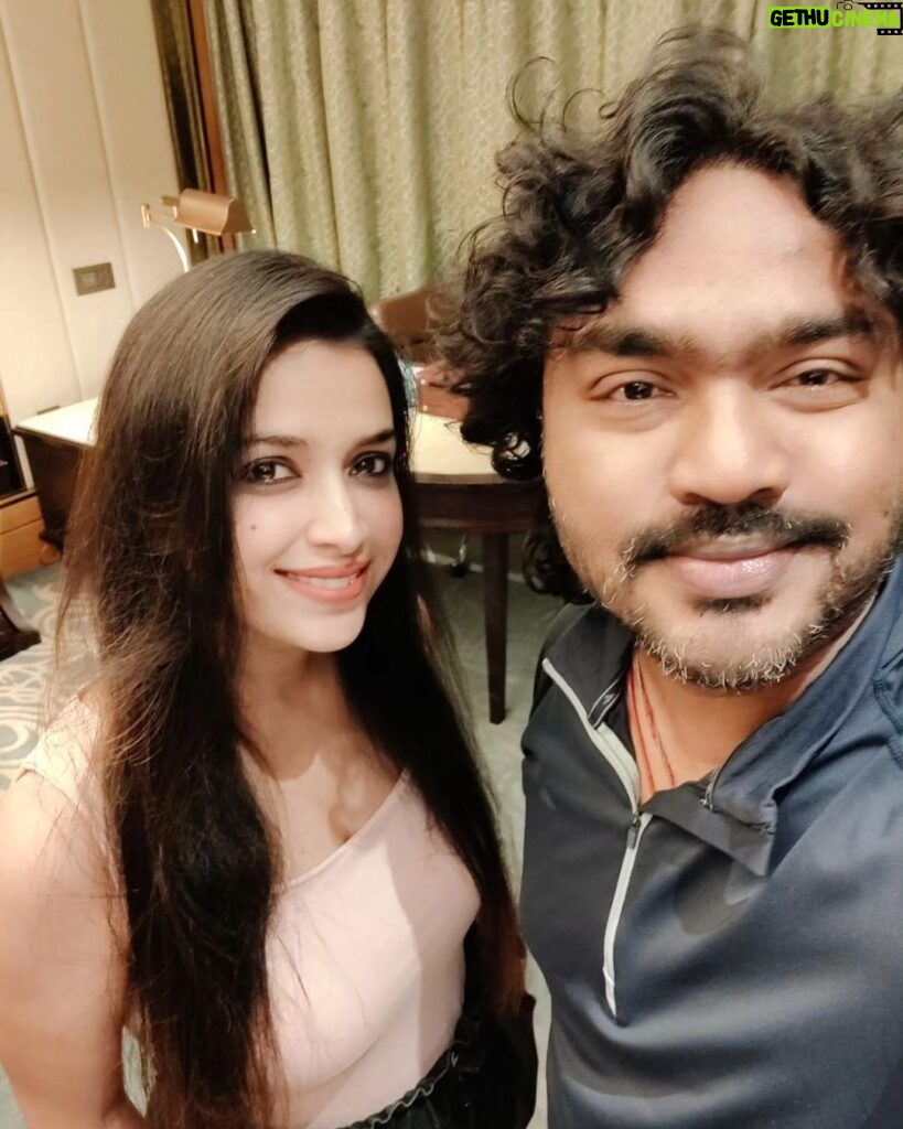 Swetha Changappa Instagram - Happiest Birthday Arjunnnnn @arjun_janya_musician🧿 . I wish u a great health and loads of happiness for a lifetime🧿 ... FRIENDS may come and go, but REAL ONES never leave. Thank you for your UNWAVERING FRIENDSHIP🧿❤️. Happy birthday to the kindest HUMAN BEING I have ever met. 🧿