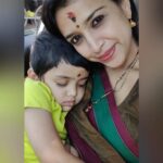 Swetha Changappa Instagram - ನಾನು ನನ್ನ ಕನಸು @jiyaan_aiyappa 😘❤️🧿🧿🧿 This is the best feeling in the world to all the mothers. Isn't it???🧿🧿🧿