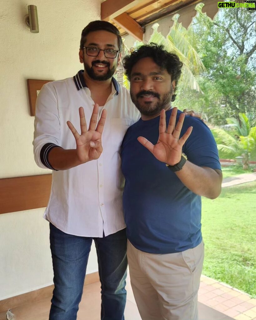 Swetha Changappa Instagram - Hearty congratulations Dearest Friend @arjun_janya_musician for your new journey as a director 💐this is a history. The film is all set to watch even before the shooting starts. Suprising isn't it? Yes that's the preparations that arjun has done it for this film...😎 U are incredibly genius...😊 I and we all are gonna be witnessing one of the finest films of Indian cinema in few days.. that's a promise. Happy to be associating with you in this journey. Thank u so much for the opportunity ❤️ My best wishes and prayers for you and your entire cinema @arjun_janya_musician 💐