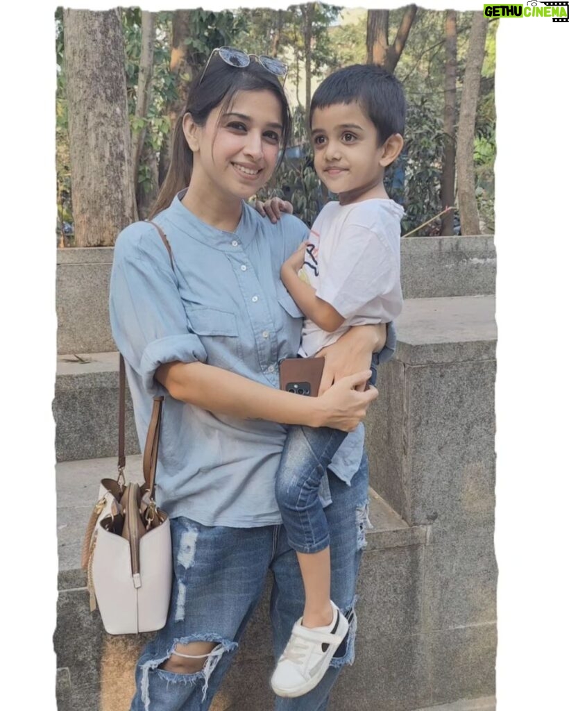 Swetha Changappa Instagram - ನನ್ನ ನಗು , ನನ್ನ ಮಗ@jiyaan_aiyappa 🧿❤ Me n my son went on a Date❤ so I had to carry my date through out shopping 🙈🤣 Well , spending time with our little ones are the best days of our lives. Mixture of emotions ❤🧿 Thank u @neetha.aiyappa.9 mimi for capturing our best pics ❤🧿