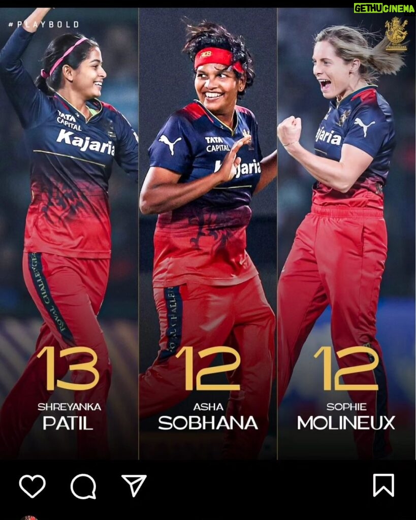 Swetha Changappa Instagram - Wowwww ❤ what a victory ❤ finally ಈ ಕಪ್ ನಮ್ಮದು ❤ @royalchallengersbangalore congratulations to the most entertaining franchise ❤. our own RCB. ALL THE GIRLS omg. U ALL ARE TRUE ROCKSTARS❤ @smriti_mandhana @shreyanka_patil31 ನಮ್ಮ ಕನ್ನಡದ ಹೆಣ್ಣು. @ellyseperry @richa9105 . Everyone in the team. Khudos❤ Women power ❤ #wpl #rcb #rcbwomen #cricket #cricketfever