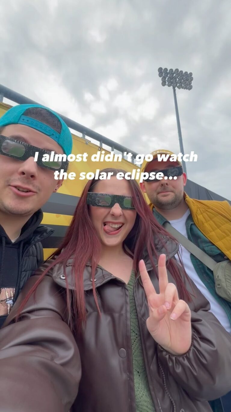 T.J. McGibbon Instagram - Just say yes 🤍. Thank you @timhortons for making this possible! #solareclipse #solareclipse2024