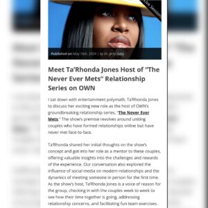 Ta'Rhonda Jones Instagram - Thanks a ton @thehypemagazine 🙏🏿✨ we discussed my new show on @owntv , my love life, music & all my upcoming endeavors 🙌🏿🙌🏿 link in my bio✨✨✨
📸 @mrblakemartin