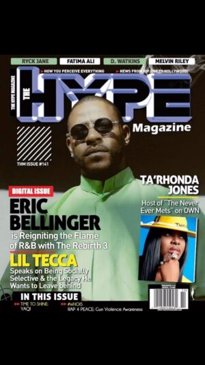 Ta'Rhonda Jones Instagram - Super honored to be featured on the front page of @thehypemagazine alongside big bruh @ericbellinger 🙏🏿✨ Follow the latest issue as I speak on my new show #TheNeverEverMets airing EVERY Friday on @owntv streaming on @hbomax & all of my upcoming endeavors 🙌🏿🙌🏿🙌🏿🙌🏿🙌🏿 
📸 : @mrblakemartin 
#Hype #Honored #blessed #god #Frontpage
