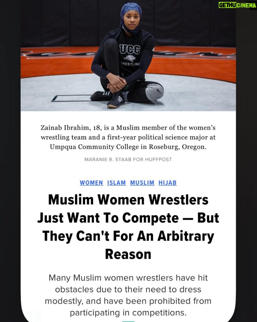 Tamina Instagram - 👊🏽This is a call out to wrestling organizations still practicing discrimination in 2023. It is you that needs to change! 🗣️ Muslim women want to be granted the right to pursue their dreams. Like Zainab, I once was a student-athlete at Umpqua pursuing my dreams. Zainab dreams of being an Olympic champion, but she is being denied access to that dream. I stand with you Zainab! I am proud of you for not compromising your beliefs. You already have the heart of a gold medal champion! 💪🏽🏅❤️ LET THEM COMPETE! Without compromising their beliefs! . From the past to now, I worked with some of the most talented superstar WOMEN WRESTLERS in @WWE …. We all have our own beliefs and cultural backgrounds but it doesn’t change us WE stay together breaking barriers against the odds!! I am proud of our women wrestlers. I am excited and proud of the younger generations who want to FOLLOW, and wrestle like “ Zainab” !!! She spoke up to fight for her FUTURE!!! More change needs to happen✨ #UCC #WomensWrestling #SpeakUp #WWE #NoFear #2023 . . . Her story: https://www.huffpost.com/entry/muslim-women-wrestlers-hijab-clothing_n_644038dee4b03c1b88c48b82