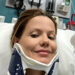 Tammin Sursok Instagram – Please watch video before this post for reference 😂🤦🏻‍♀️ 

Things I’ve learnt in the last two days…

1- Concussions can happen doing the stupidest things. And when it happens you might have to show or tell the doctor what you were doing. And it could be the most embarrassing moment of your life. 

2- Concussions can happen 24 hours after you do that stupid thing, so watch for symptoms. 

3- CT scans are weirdly soothing and when pumped with anti nausea medication can make you nap. 

4- When you have small kids the ER is like a mini vacation. 

5- Neck braces are good to sleep upright so maybe I’ll take one home for the plane. 

Thanks for all the well wishes.. feeling slightly better. Just a bruised brain and ego. And the scan showed I did have a brain. So that’s good. 

#concussionawareness #funnyaccident #er