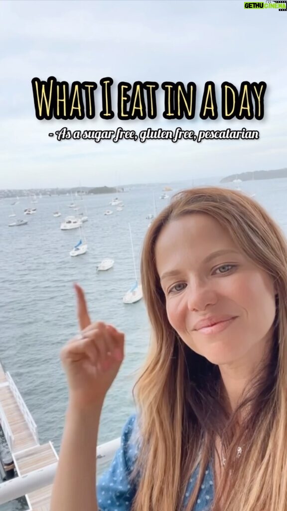 Tammin Sursok Instagram - You asked and here it is! A day in my food life… I’ve been into #health and #wellness for many years now. I’ve had to navigate #dietculture and through trail and error figure out what works for MY body. What makes me feel less anxious, less depressed, helps with sleep, skin, energy and my hormones. I’ve made some changes recently and I’ve seen some pretty dramatic results. I realized I had a pretty deep addiction to sugar. I would NEED sugar. All the time. To the point where I was really moody when I didn’t have it. But here is the thing… I’d also get MORE anxiety when I ate sugar because my sugar levels would jump and then crash. The glycemic index of food is really important when looking at mental health. Yes, some foods turn into sugar like grains etc but many (whole grains) create a slow glycemic rise which doesn’t cause that fast panic state in people with anxiety. I still eat fruit. The fiber and the way fruit breaks down doesn’t affect the body the way that added sugar does. And don’t be fooled…. sugar is still maple syrup, agave etc I’ve been gluten free for 20 years now. It’s not easy at first but it’s been worth it for me. A little test is looking at the back of your arms. Oftentimes, those bumps indicate a gluten intolerance. Gluten is a glue like substance that many people have problems digesting. Many of us just live with certain symptoms without knowing we might be intolerant to it. Pescatarian is a vegetarian who eats only fish. I sometimes eat fish because of the omegas for my brain. This form of omegas also dramatically helps my mental health. I’d love to keep sharing about my journey- let me know if this is of interest and comment below! 👇🏻👇🏻👇🏻👇🏻 #sugarfree #glutenfree #pescatarian #dayinthelife