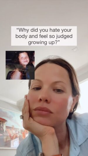 Tammin Sursok Instagram - We have grown up with this being acceptable.
No wonder so many of us hated what we looked like or strived to look what society deemed as acceptable. I pray and hope this is changing for us and our children. No one has the right to comment on your body and weight. Period.
IB @danaemercer follow her! ⬅️
#bodypositive #bodyimage #selflovejourney