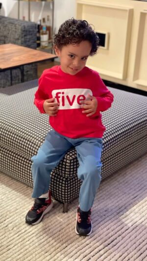 Tamron Hall Instagram - Happy Birthday to the boy who stole my heart. Moses is officially 5 today 🎉🎉🎉 and I am officially looking for anyone who knows how to slow down time. #mosesandmama