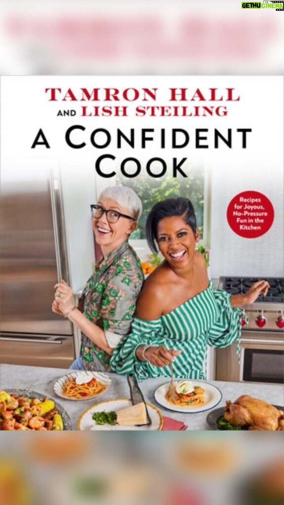 Tamron Hall Instagram - Another one! What’s cookin’ good lookin’ I have joined forces with my friend …James Beard award winning chef @lishsteiling to inspire you to become A CONFIDENT COOK! so pre-order now IM SO EXCITED! More in my bio 👆🏾 🧑🏾‍🍳