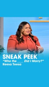 Tamron Hall Instagram - SNEAK PEEK... On MARCH 4TH we’re sitting down with “Who the ___ Did I Marry?” series creator, Reesa Teesa. She speaks on navigating the new found fame and negative comments she’s been receiving. Don’t miss the full conversation MONDAY.