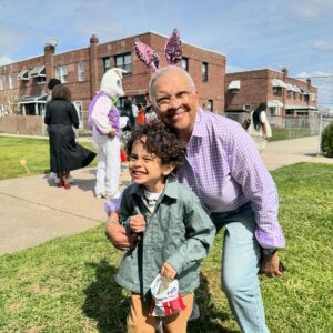 Tamron Hall Instagram - The legendary North Philly Easter egg hunt has a new member  Blessed to spend this day with my Philadelphia folks  We have counted down all year to this Moses Moment: Happy Easter
