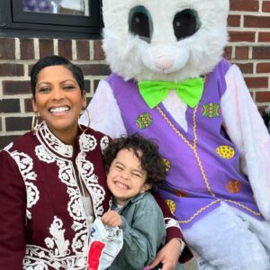 Tamron Hall Instagram - The legendary North Philly Easter egg hunt has a new member  Blessed to spend this day with my Philadelphia folks  We have counted down all year to this Moses Moment: Happy Easter
