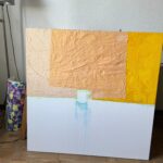 Tania Llasera Instagram - Con papel@de regalo que ponen las bodas de @loccitane_es y alguna otro papel tissue también de algún regalo…cuadro con textura. Viva el #upciclying y la #sostenibilidad divertida. 😁