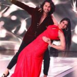 Tanishaa Mukerji Instagram - Miss.Gulabi Saree🥻ani Mr.Gentleman ✨️ #tanishamukherjee #tarunraj #jhalakdikhlajaa #dance #réel
