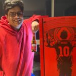 Tanmay Bhat Instagram - Congratulations on 644, Messi! What an exhilarating moment to witness the GOAT beat the 46 year old record of Pele! I’ve grown up watching this absolute megastar perform and each time, I was left speechless. This is a moment of great pride, and I’m ecstatic to celebrate it with @budweiserindia