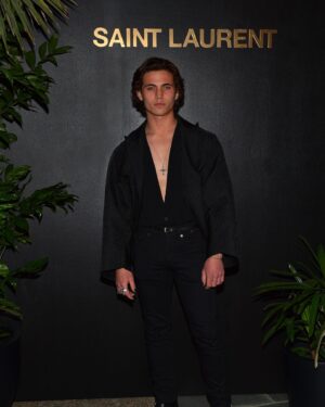 Tanner Buchanan Instagram - Thank you @ysl for such a wonderful weekend.  @emmanueltomasini  @anthonyvaccarello