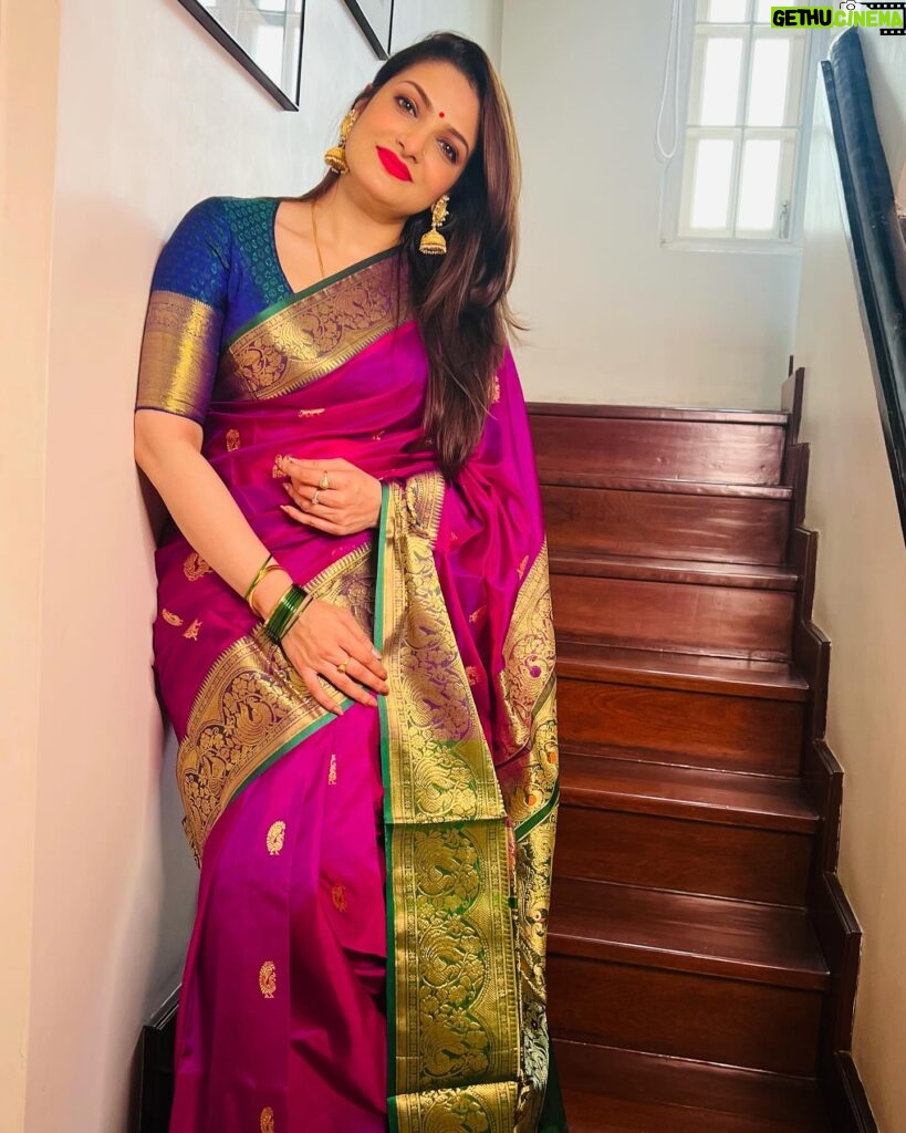 Tanushree Chakraborty Instagram - Happy Saraswati puja everyone… Styling @rudra_saha_official Outfit @nandiniajker