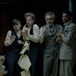 Tanya Reynolds Instagram - We made something strange, dark, beautiful and unique. Rumpelstilzchen, a silent film, will be available nationwide at @curzoncinemas from the 21st of december and on @skyarts from the 23rd. Directed by Richard Jones, composed by David Sawyer, movement by Sarah Fahie, and made by @balletboyz. Starring @janehorrocks_official @swaybz, @edwardbdavis, @john.c.marquez, @baileypepper17 📸 by George Piper