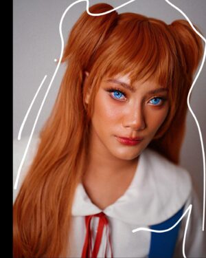 Tara Basro Instagram - ANTA BAKA? ASUKA for Aries Partynya @vidialdiano @bclsinclair @yukikt @ranggazlaksmana 

Make up by @vagueskin 
#ASUKA #EVANGELION