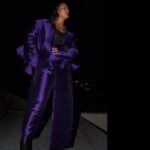 Tara Basro Instagram - Is it purple or blue? Yesterday look for @houseofharryhalim show. Wearing @mahija.official