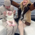 Tara Lipinski Instagram - 24.1.2024 We have waited for this moment for so long…I finally got to meet Gigi (My Goldie). 🥹🤍 @taralipinski @taraandjohnny @nbcolympics #figureskating #baby #love #nationals
