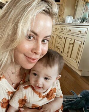 Tara Lipinski Instagram - We did it Georgie girl. You gave me the title of mama….finally. 

Georgie, you are the best thing I will ever do. The pics that we just snapped sum up what I love most about our days together. It’s the simple and routine moments that are filled with so much magic. A lazy morning of watching you giggle and play while I drink my coffee or a warm cuddly nap after an ocean dip. This is what I’ve been waiting for. I love being your mama….my greatest role yet. 

Today is about mothers but really all I can think about is you. I feel so much pride that YOU did it. YOU came into my life. YOU are the one I am celebrating today. And now that we know your spirited soul we should have realized there was no way you weren’t making it earth-side. Gigi you are magic.

Mother’s Day reminds me of my greatest wish- to be the best mommy I can be to you. I love you Gigi. 💞

Also I can’t forget to honor my 6 embabies and 4 pregnancies that I carried even if it was just for a short time. I wonder often who you would have been but know that Georgie is making you all proud as our rainbow baby. 🌈

To all the mama’s in waiting I see you today. I still can feel that awful ache if I think back too much. I’m sorry this day hurts for you, it doesn’t feel fair but please know I am rooting for you. 

#firstmothersday #infertilitycommunity #mothersday #1stmothersday #mama