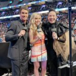 Tara Lipinski Instagram - My guys, my team. 10 World Championships together. We’ve been through a lot together over this past decade and I’ve got to say, this era of us is pretty sweet🙎🏻‍♂️👶🙎🏻‍♂️🙋‍♀️ What I am truly most grateful for is how we’re there for each other in the booth and out. Always. We are family at this point. How lucky I am… Can’t wait for many more years of adventures with these guys. Until we are 👴🏻👵👴🏻⛸️🎤 #worldfigureskatingchampionships #teammates #team #myguys #iliamalinin #gold #olympics #figureskating #worldfigure #worldsmtl24