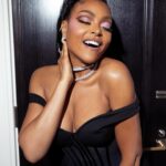 Taraji P. Henson Instagram - THE AFTER PARTY 🖤🖤 @simkhai @jonathansimkhai #MetGala Photographer: @iAmJamesAnthony with @crowdMGMT Makeup: @saishabeecham Hair: @tymwallacehair Nails: @customtnails1 Stylist: @waymanandmicah Producer: @sauntemakesithappen Products: @tphbytaraji Dress: @simkhai @jonathansimkhai Jewels: @suzannekalan @w.salamoon