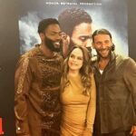 Taryn Manning Instagram - Love these goof balls! @tobiastruvillion @mcgowanzach Our movie is out now #sanctioningevilmovie 🎬❤️ Styled by @engiestyle ❤️❤️❤️ Dress: @alexandrevauthier Jewelry: @zaikenjewelry shoes: @stuartweitzman Director's Guild Theater