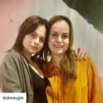Taryn Manning Instagram - Repost! Finally got to meet and hang with the beautiful, talented @dukeaugie This Stunna 💙💙 @tarynmanning adore you my lady … 📷 @theethomaswalton @luxangelesstudios 💙💙…. Los Angeles, California