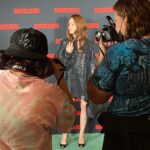 Taryn Manning Instagram - Thank you @marcellvonberlin for my amazing outfit for the premiere of #latinfrommanhattan🎬 From my feet all the way to the handbag! I loved it ❤️ #completeme #danceswithfilms #tclchinesetheatre #film Hollywood Walk of Fame