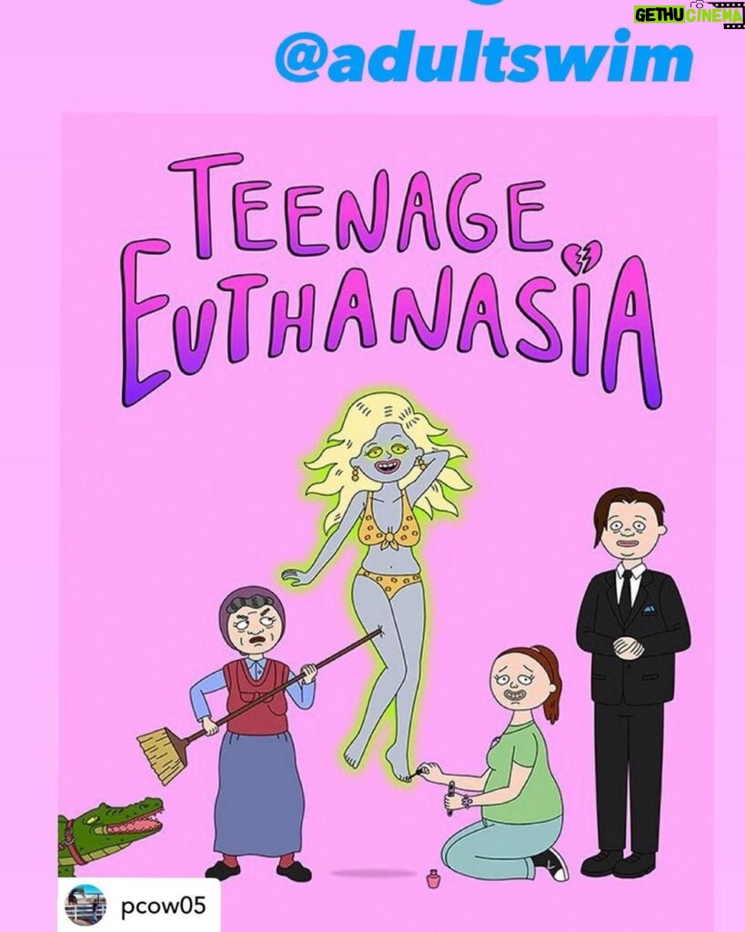 Taryn Manning Instagram - Check out our new show @teenageeuthanasia midnight! On @adultswim 💖🤩😂 TWO episodes back to back 😳 woo hoo!