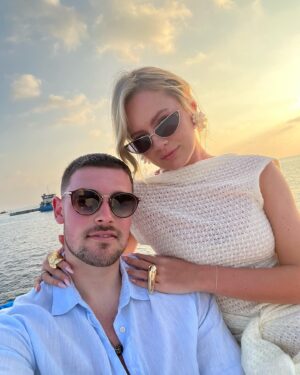 Tasha Ghouri Instagram - Happiest of birthdays to this one @andrewlepage, celebrating you! 
 
Nearly two years we’ve been together and everyday I look at you and think how did I get so lucky. 💫 

I love your resilience, the way you turn any negatives into positivity always, you always make me laugh until my cheeks hurt, your kindness.. the way you are just so kind with integrity, the way you lead with love, the way you make sure everyone around you is okay and feel welcomed, you create such a safe space where I feel relaxed and safe in your arms, your bravery inspires me with what you’ve gone through in life but yet you push through and show that you are unstoppable. You are my rock and I’m your biggest cheerleader 📣 

you’re so so special to me 🫶🏼 
“True love is six little words, “no matter what, I got you.” 

I love you endlessly. Here’s to many more candles to blow, cards to read, you’re the person I want to grow old with, hand in hand, we always have each other through the highs and lows, you stole my heart and it’s always yours, you take such good care of it, my soulmate. Every chapter with you is so magical 🧚‍♂️🥹🤍
