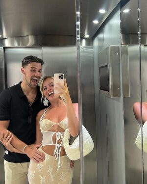 Tasha Ghouri Instagram - Happiest of birthdays to this one @andrewlepage, celebrating you! 
 
Nearly two years we’ve been together and everyday I look at you and think how did I get so lucky. 💫 

I love your resilience, the way you turn any negatives into positivity always, you always make me laugh until my cheeks hurt, your kindness.. the way you are just so kind with integrity, the way you lead with love, the way you make sure everyone around you is okay and feel welcomed, you create such a safe space where I feel relaxed and safe in your arms, your bravery inspires me with what you’ve gone through in life but yet you push through and show that you are unstoppable. You are my rock and I’m your biggest cheerleader 📣 

you’re so so special to me 🫶🏼 
“True love is six little words, “no matter what, I got you.” 

I love you endlessly. Here’s to many more candles to blow, cards to read, you’re the person I want to grow old with, hand in hand, we always have each other through the highs and lows, you stole my heart and it’s always yours, you take such good care of it, my soulmate. Every chapter with you is so magical 🧚‍♂️🥹🤍