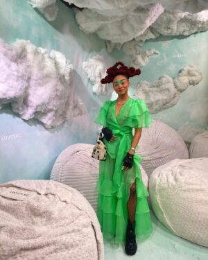 Tati Gabrielle Instagram - Little photo dump from the awesome day I had yesterday.

Thank you @prabalgurung for popping my NYFW cherry, couldn’t have asked for a better introduction. It was a beautiful show.

& My heart is still singing from the sweet reunion we had at the #Uncharted fan screening! Thank you so much to those of you who attended, I hope you all had an amazing experience. Apologies for my terrible nervous speech 😅

Thank you to my incredible glam team for being friggin rockstars yesterday and sending your baby off to prom 😂
@jeanalina @laurelcharleston @ivainsane