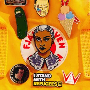 Tati Gabrielle Instagram - Look Ma, I’m a pin! Shouts out and a huge thank you to @badmouthedbruja for this! I have been collecting pins for some time now so I was beyond stoked to see and receive one of Prudence! Truly felt like a little kid when I opened that box wish I took a video of my reaction lol much love to you girl!! #CovenQueen #HWIC