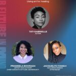 Tati Gabrielle Instagram - Extremely excited to host this very special panel for #OurFutureInMind a new mental health summit from @mentalhealthamerica & @idontmind. Our Future in Mind gives you front-row access to the most innovative mental health organizations and campaigns in the world. You’ll gain insight into how they got started, and you’ll learn (and unlearn) from young mental health experts to help you find your unique pathway into activism.⁣⁣ I have always been an advocate for mental health as I have had my own battles with it and am continually learning (and unlearning) new ways to support my self and others who share in that experience. Art has always been an important medium for me in my own practice of self care and how I’ve worked through a lot of issues, so I am very much looking forward to hearing from these two inspiring women. If you’d like to listen in, learn how to be an advocate, or just gain some insight, click the link in my bio and register for free. See ya there ☺️ #BeautifulMinds #ArtIsHealing