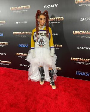 Tati Gabrielle Instagram - Little photo dump from the awesome day I had yesterday.

Thank you @prabalgurung for popping my NYFW cherry, couldn’t have asked for a better introduction. It was a beautiful show.

& My heart is still singing from the sweet reunion we had at the #Uncharted fan screening! Thank you so much to those of you who attended, I hope you all had an amazing experience. Apologies for my terrible nervous speech 😅

Thank you to my incredible glam team for being friggin rockstars yesterday and sending your baby off to prom 😂
@jeanalina @laurelcharleston @ivainsane