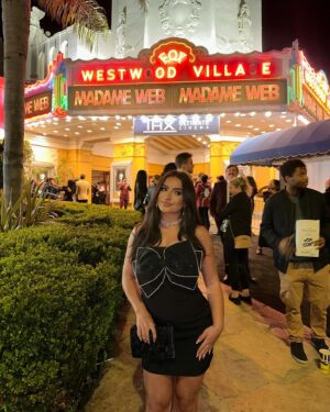 Tati McQuay Instagram - Premiere night 🕸️ #MadameWeb