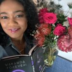 Tatyana Ali Instagram - Just chilling at home and this arrived at my door! Thank you @Disney @Hulu @ABC @fxnetworks @freeform @natgeo for celebrating Black artists and elevating Black stories. These flowers came in all the Black girl hues! Thank you for the 💗 LOVE!!! #blackstoriesalways