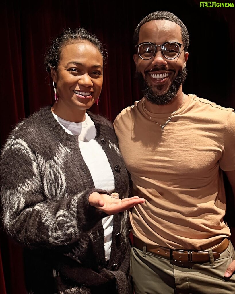 Tatyana Ali Instagram - Congratulations @judecarlvincent on your incredible live reading of Topdog/Underdog! You had a vision, you produced it, and you made it happen! I'm so proud of you for not waiting around for other people to give you a shot and for creating your own opportunities ✊🏾