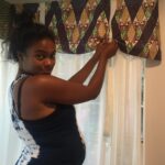 Tatyana Ali Instagram - If you’re wondering where the idea for Baby Yams came from; here’s the backstory. During both of my pregnancies I did a lot of sewing and made most of the items in our nursery. I’m glad I shared my story about what happened during my first birth, because it helped me find the Reproductive Justice Community and my midwife. While expecting my youngest son, I made him a quilt with Ankara Fabric and got so many compliments on it that I thought others would like it as well. I found answers. I found power. And, I want to share this feeling with other parents. All proceeds from these limited edition, heirloom quality baby quilts will be given to the birth workers uniquely positioned to give our families the care we need. So check out baby-yams.com to join the #BabyYamsFam 🤎