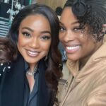 Tatyana Ali Instagram – Things @jennbennettmakeup did: THAT!

Thank you so much for the @abbottelemabc glam!!